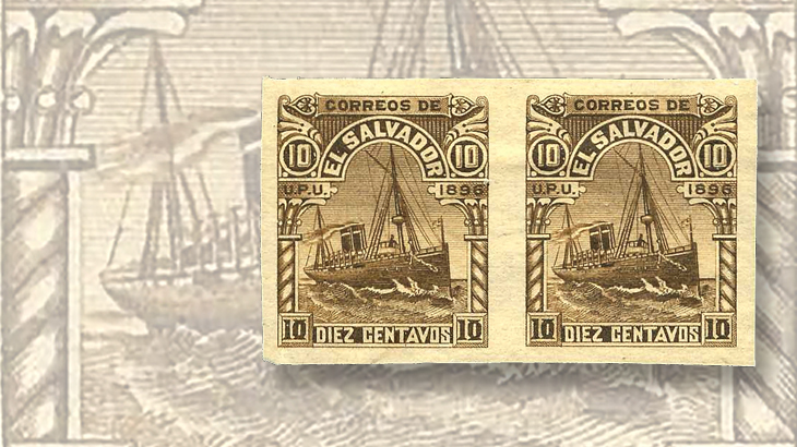 nicholas-seebeck-el-salvador-1896-ocean-steamship-imperforate-pair