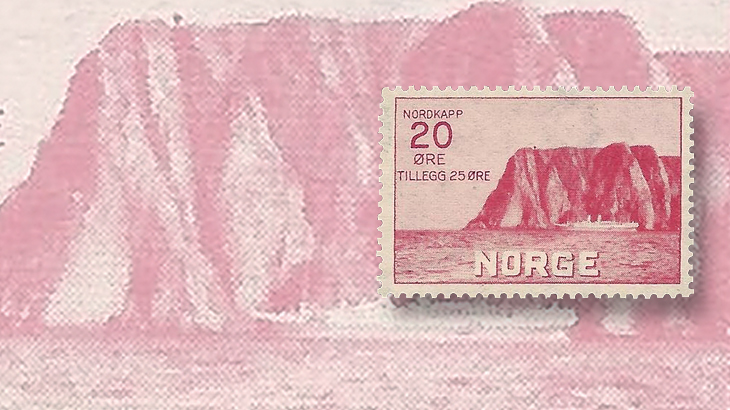 nordic-stamp-scene-norway-1930-north-cape-semipostal