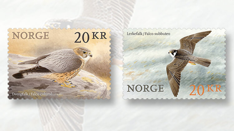 norway-birds-series-2017-stamps