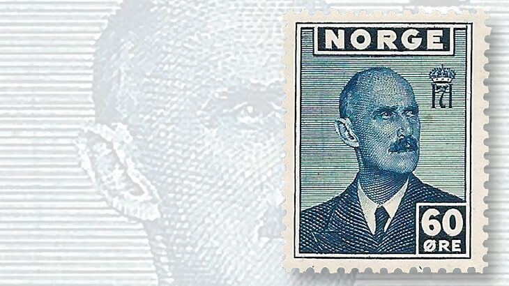 norway-king-haakon-vii-stamp