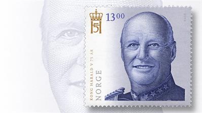 norway-king-harald-stamp