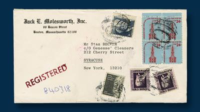 one-dollar-eugene-oneill-stamps-syracuse-cover