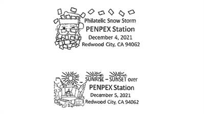 penpex-stamp-show-pictorial-postmarks-santa-sunrise-sunset