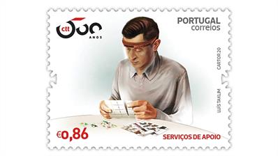 portugal-500-years-postal-service-stamp-covid-19