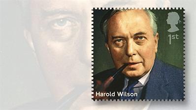 prime-minister-harold-wilson-stamp