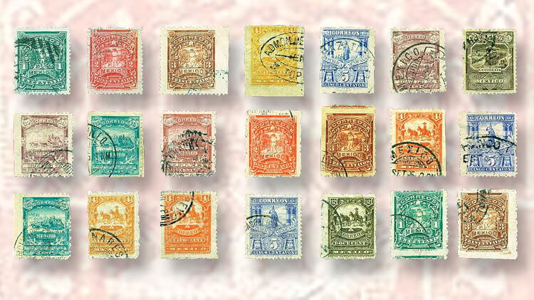 range-mexico-mulitas-stamps