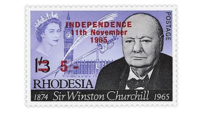 rhodesia-1966-overprinted-surcharged-winston-churchill-stamp