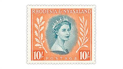 rhodesia-nyasaland-queen-elizabeth-stamp