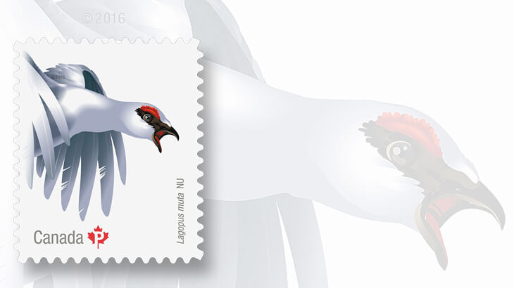 rock-ptarmigan-canada-stamp