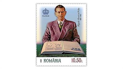 romania-2021-king-carol-stamp