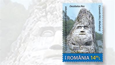 romania-king-darcia-stamp-stone-sculpture