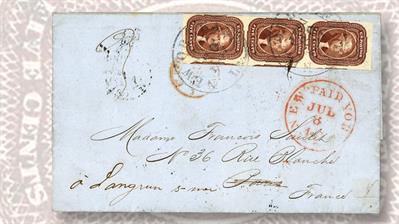 schuyler-rumsey-auction-sescal-1857-folded-letter-1856-thomas-jefferson-stamp