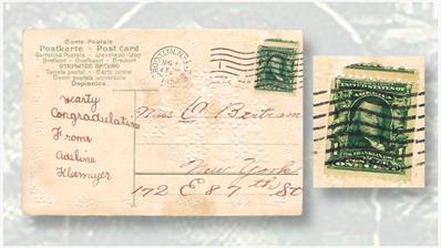 second-1908-one-cent-franklin-postcard-canceled