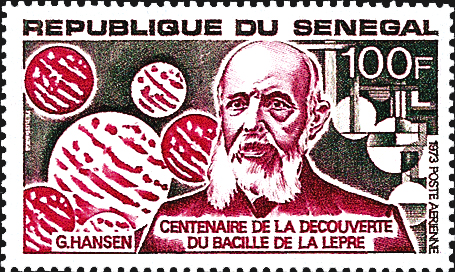 senegal-armauer-g-hansen-stamp-1973