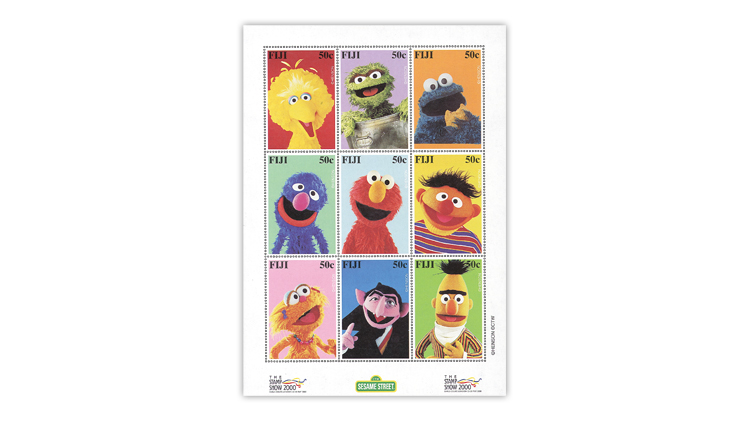 sesame-street-fiji-stamp-pane