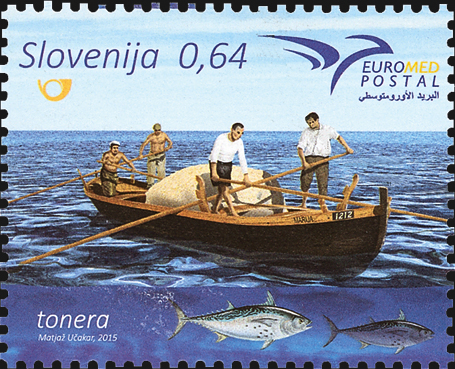 slovenia-euromed-stamp-fishing-boat-tuna-2015