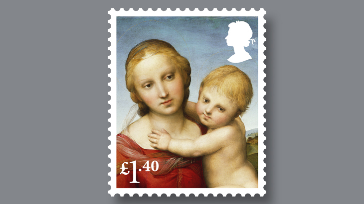 small-cowper-madonna-raphael-stamp