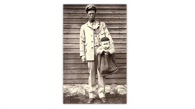 smithsonian-magazine-2006-photograph-letter-carrier-baby-mailbag