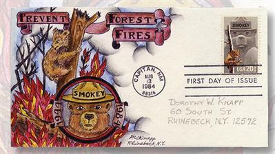 smokey-bear-fdc-gibson-americover-gold