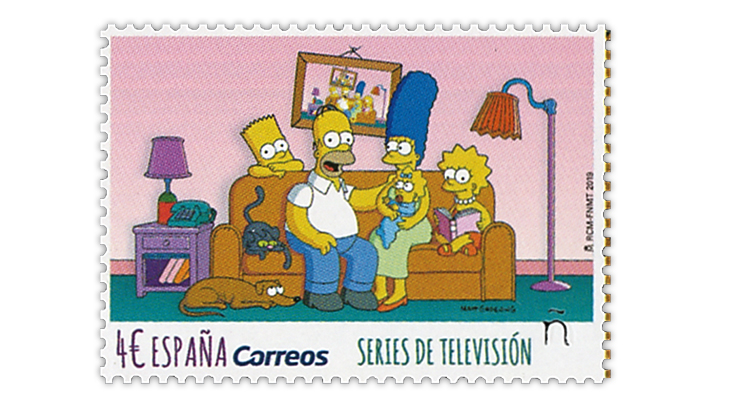 spain-2019-the-simpsons-stamp