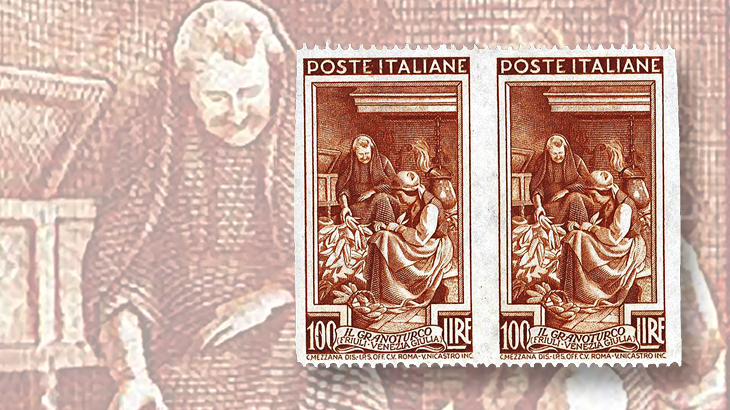 spotlight-on-philately-italy-at-work-series-imperf-vertically-pair-error