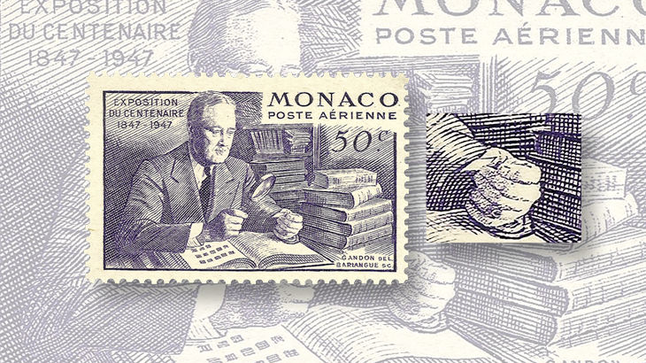 spotlight-on-philately-monaco-airmail-franklin-delano-roosevelt-extra-finger