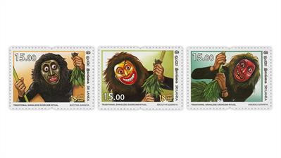 sri-lanka-2018-exorcism-ritual-dancers-stamps