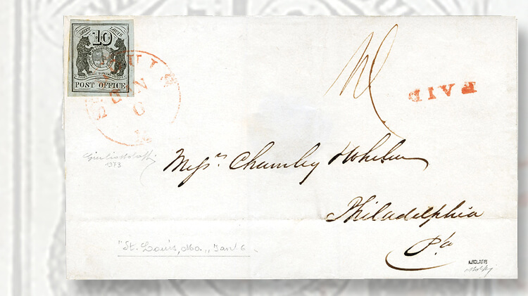 st-louis-bears-cover-with-ten-cent-postmasters-provisional