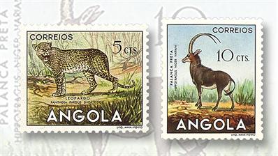 stamp-market-tips-angola-1953-african-wildlife-set