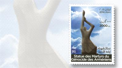 stamp-market-tips-lebanon-2014-armenian-genocide-monument