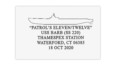 submarine-uss-barb-waterford-connecticut-pictorial-postmark