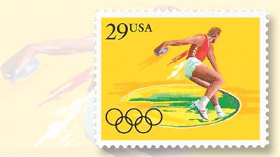 summer-olympics-discus-stamp