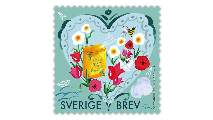 sweden-2020-heartfelt-greetings-booklet-stamp