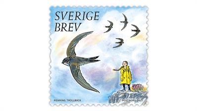 sweden-2021-precious-nature-greta-thunberg-stamp