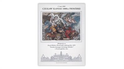 sweden-czeslaw-slania-1000th-stamp-souvenir-sheet