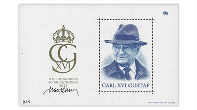 sweden-king-carl-xvi-gustaf-souvenir-label