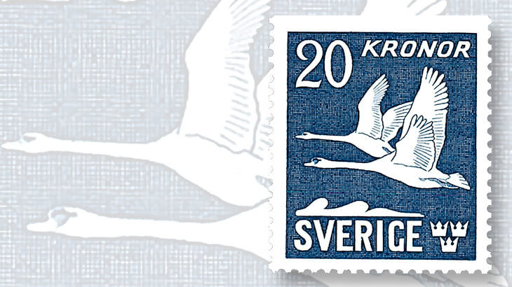 sweden-twenty-krona-ultramarine-stamp