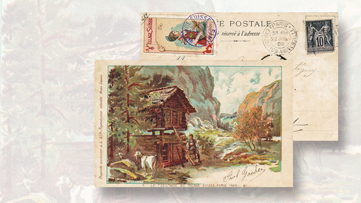 swiss-village-postcard