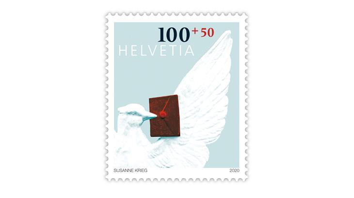 switzerland-2020-stamp-day-basel-dove-semipostal-stamp