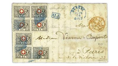 switzerland-geneva-1854-cover-cross-and-post-horn-blocks