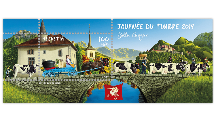 switzerland-stamp-day-cattle-souvenir-sheet