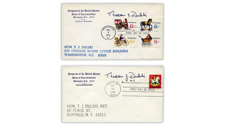 thaddeus-dulski-christmas-stamp-first-day-covers