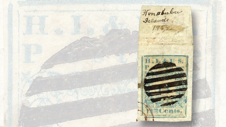 thirteen-cent-blue-hawaiian-stamp