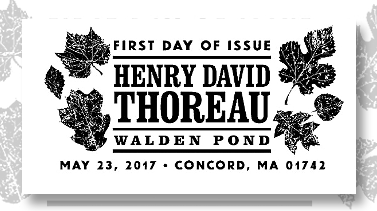 thoreau-black-first-day-cancel-stamp