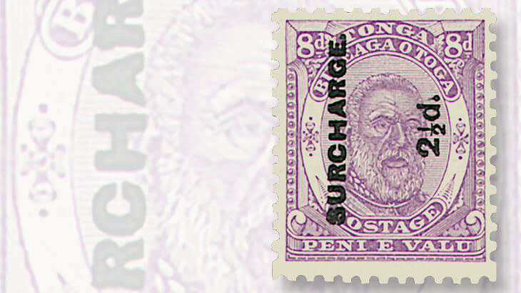 tonga-king-george-tupou-era-stamp