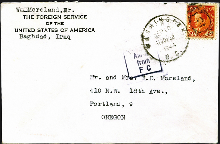 transatlantic-diplomatic-pouch-cover-iraq-washington-oregon-1944