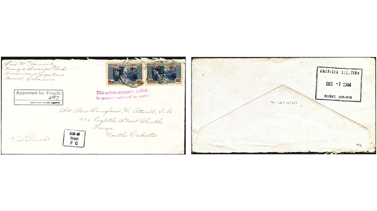 transatlantic-diplomatic-pouch-cover-lebanon-washington-north-dakota-1944