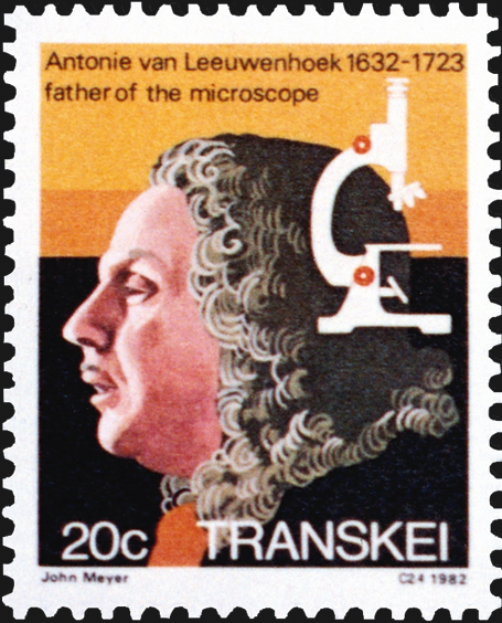 transkei-anton-von-leeuwenhoek-microscope-stamp-1982