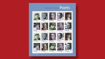 twentieth-century-poets-forever-stamps