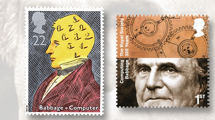 two-british-stamps-depicting-charles-babbage